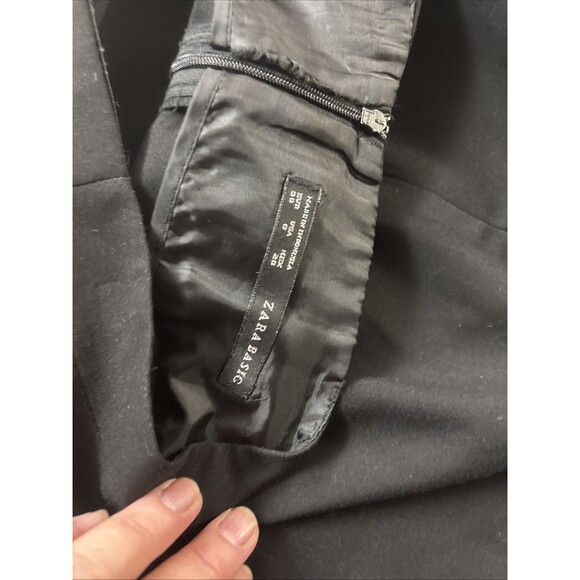 Zara Black Skirt Pencil Size 6 - Picture 5 of 6